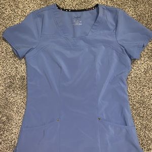 Heart soul scrub top